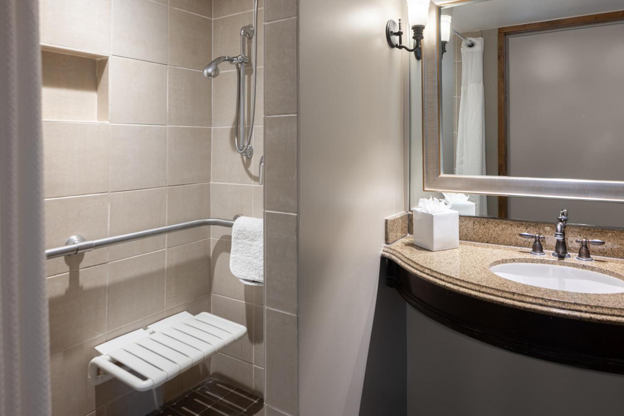 Accessible Double Suite Roll Shower